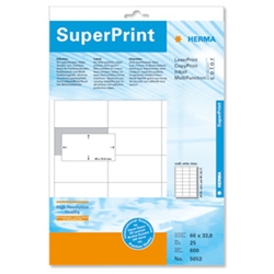 Herma SuperPrint Labels Multipurpose White [600
